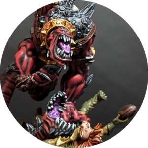 Scyla Anfingrimm Chaos Blood Bowl Star Player Painted By Mighty Blow Studio